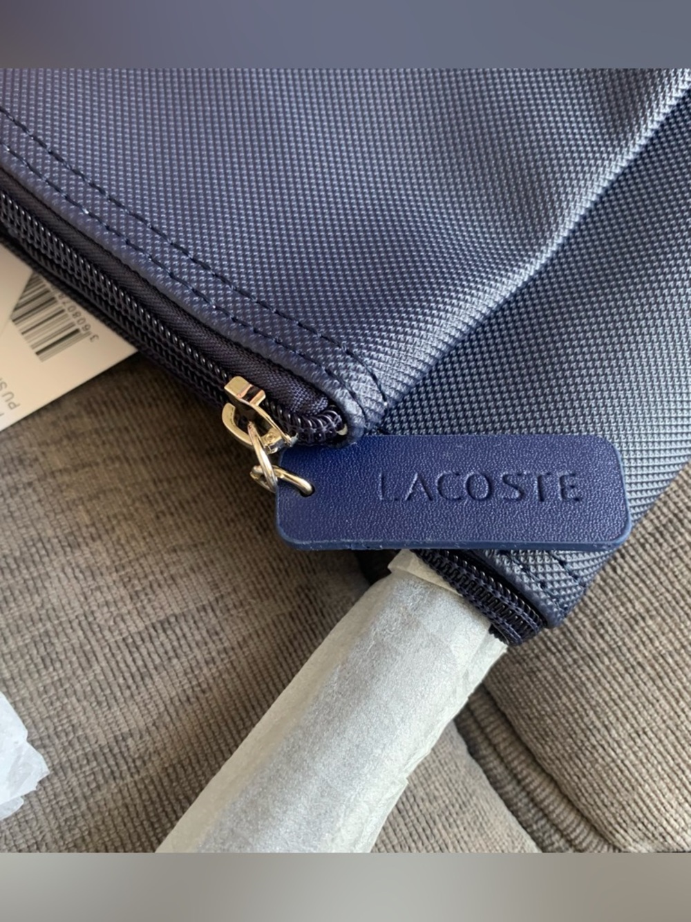 Lacoste L.12.12 Concept Tote handbag Bag purse navy blue NWT - Picture 8 of 10
